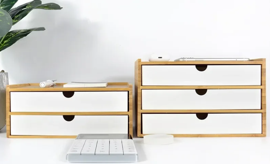 Bamboo Desktop Drawer Organizer