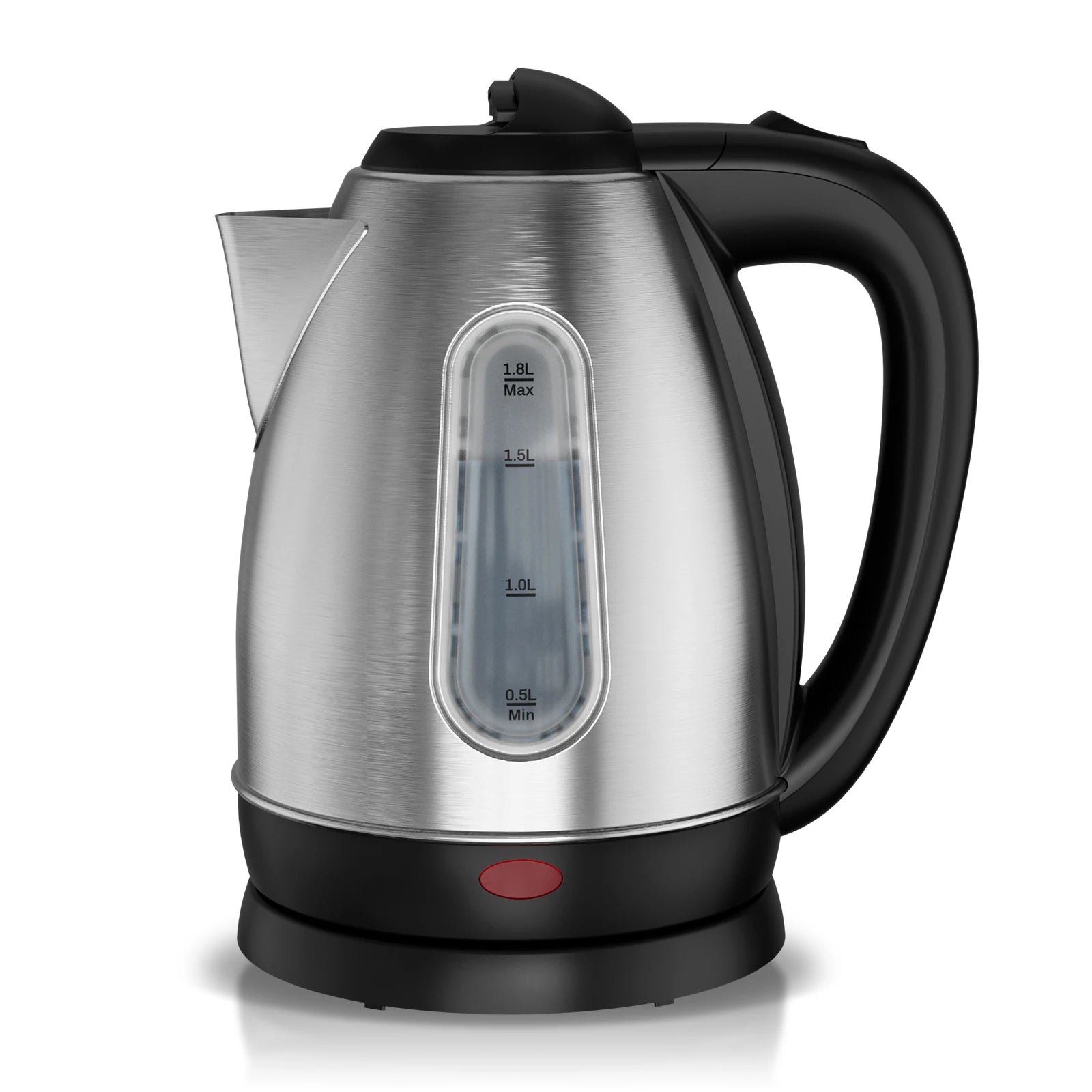 Stainless Steel Electric Kettle 1.8 Liter Tea Kettle Electric & Hot Water Kettle 1500W Fast Boil with LED Light Auto