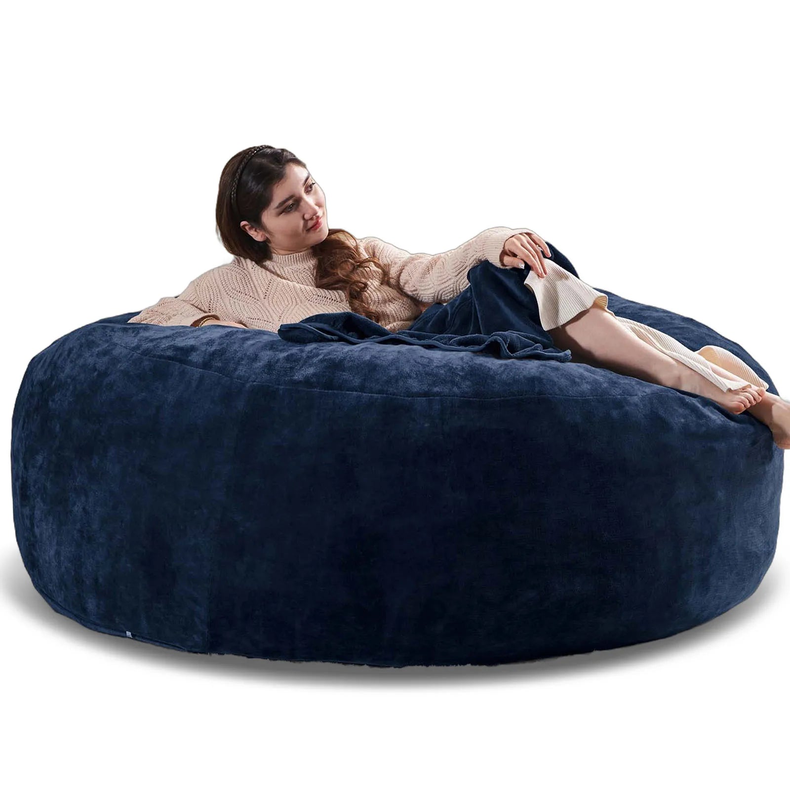 Bean Bag Chair with Filling Included Big Bean Bags Couch for Adults Giant Beanbag Lazy Sofa for Living Room Bedroom