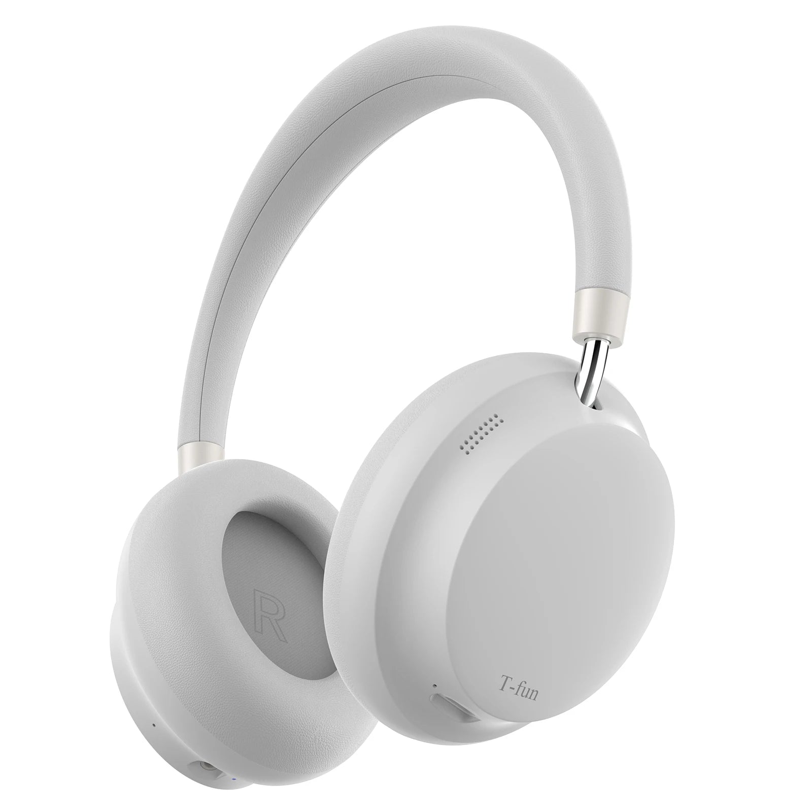 APP T-fun NC45 Bluetooth Active Noise Cancelling Headphones Comfortable Wireless Over Ear Headphones with Mic Hi-Res