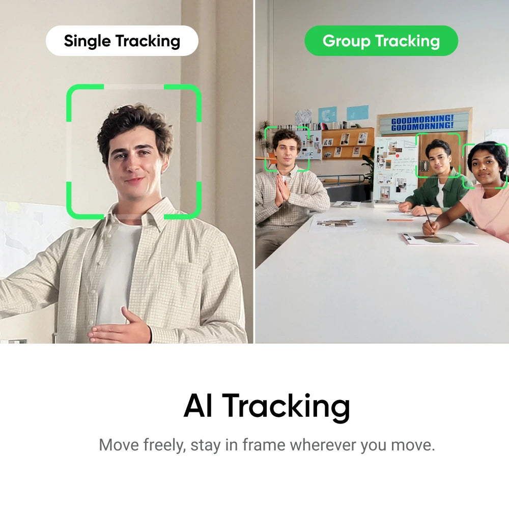 Insta360 Link 2 & 2C- PTZ 4K Webcam for PC/Mac 1/2’’ Sensor AI Tracking HDR AI Noise-Canceling Mic Gesture Control