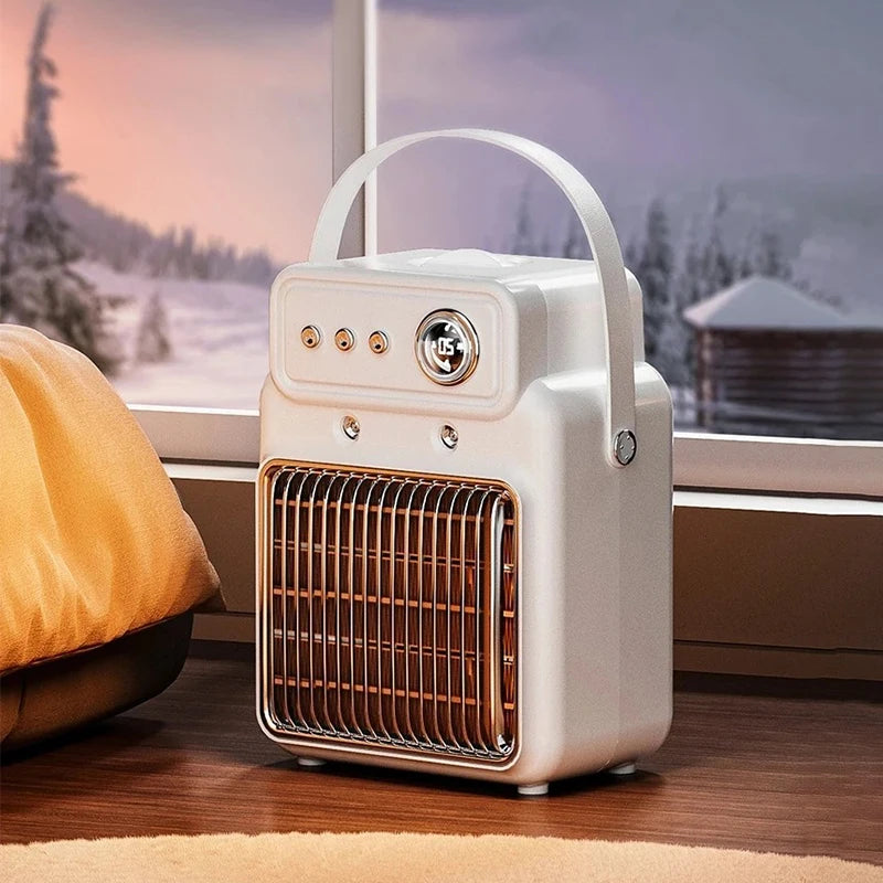2 in 1 Desktop Electric Heater Humidifier Spray heating Fan Heater Air Humidifier Heating Warm Blower Radiator Home