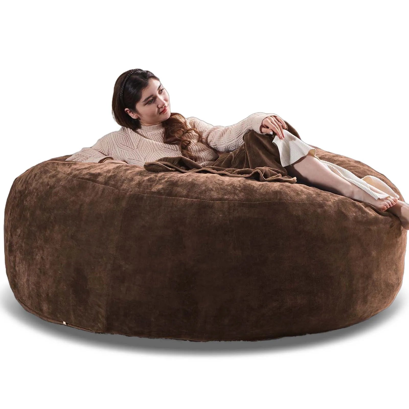 Bean Bag Chair with Filling Included Big Bean Bags Couch for Adults Giant Beanbag Lazy Sofa for Living Room Bedroom