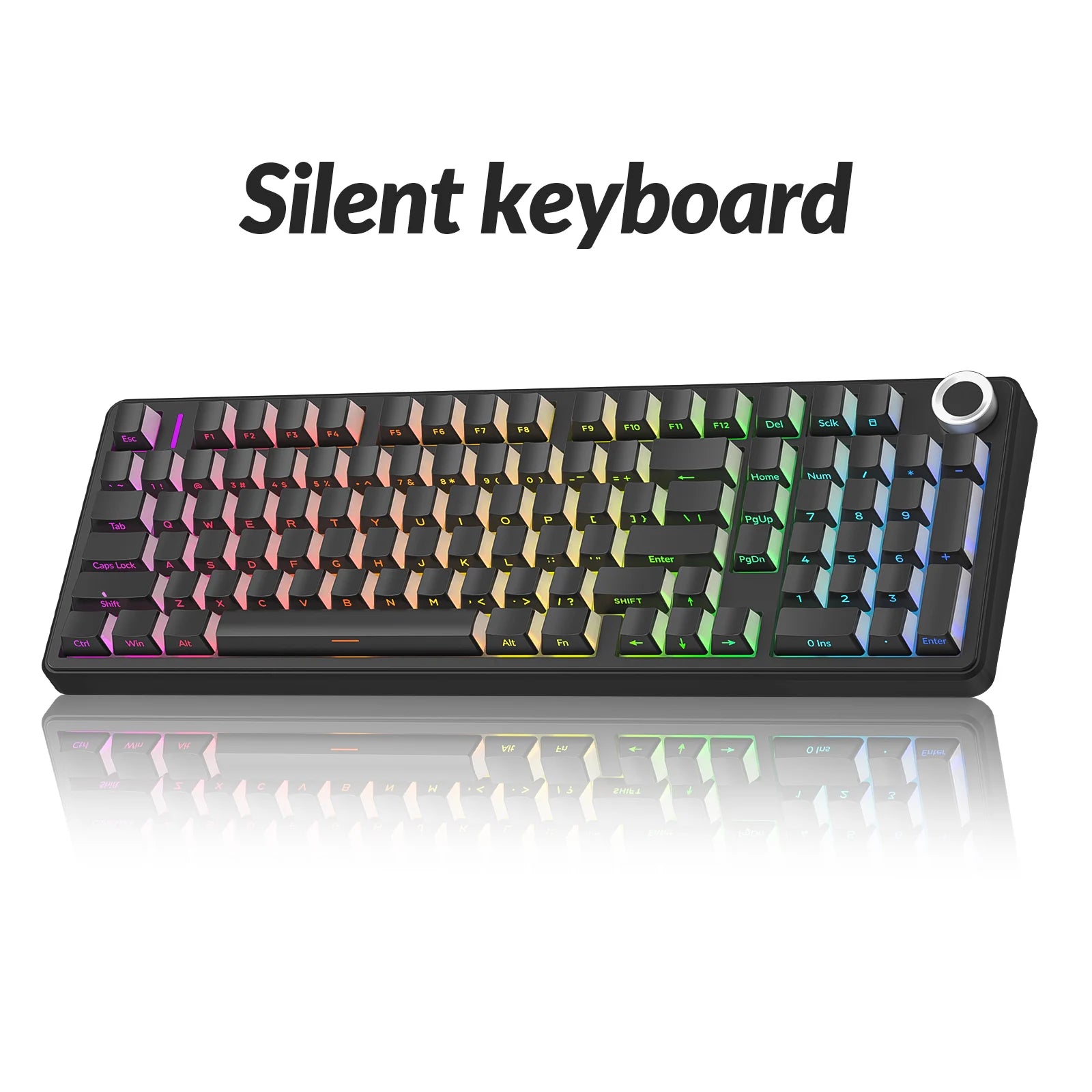 AULA F99 Machanical Keyboard Bluetooth 5.0/2.4G Wireless/Wired Gasket-mounted Gaming Keyboard 99 Keys Customizable
