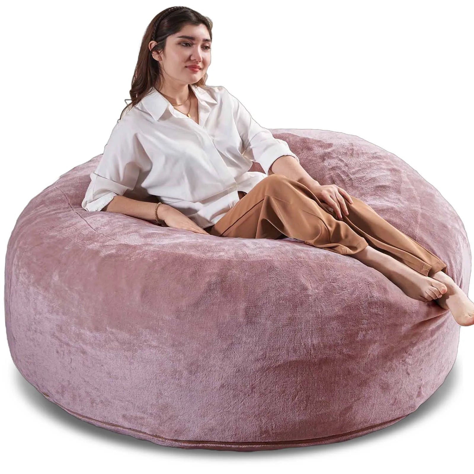 Bean Bag Chair with Filling Included Big Bean Bags Couch for Adults Giant Beanbag Lazy Sofa for Living Room Bedroom