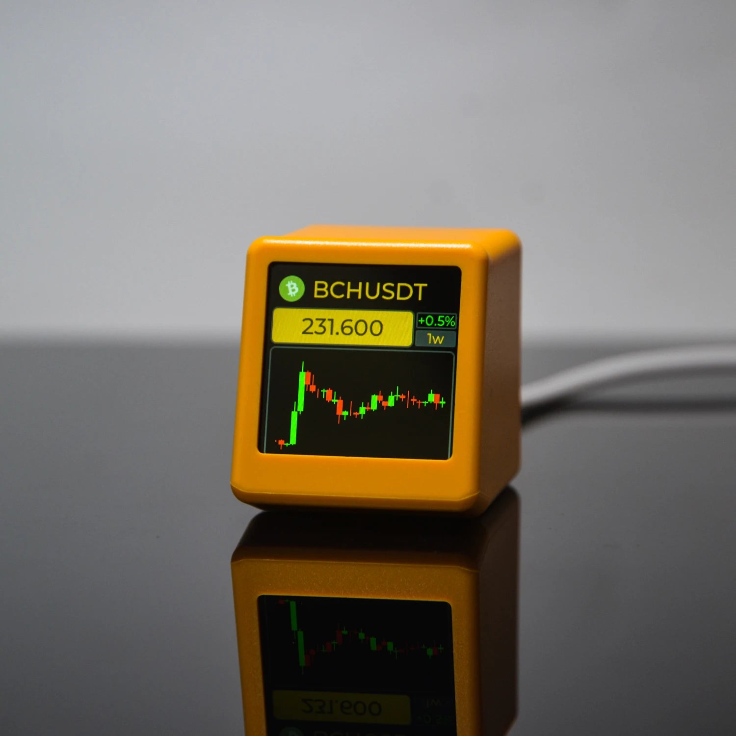 GeekMagic NerdMiner BitCoin Cryptocurrency,Stocks,Futures,Currency Exchange Rate,Price Tracker Ticker,Time Clock