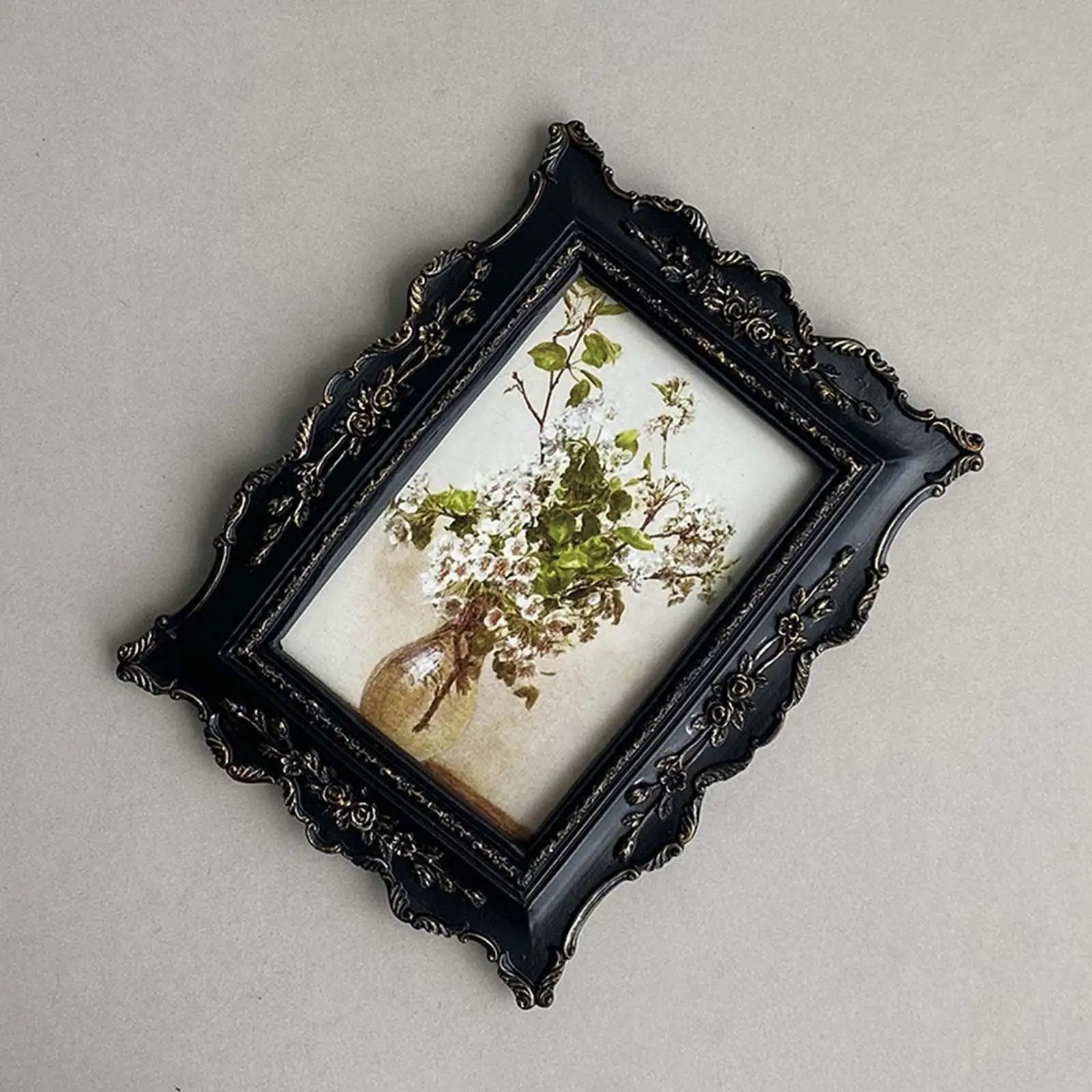 Picture Frame Elegant Craft Photo Display Home Decor Ornate Vintage Design for Office Graduation Wedding Living Room