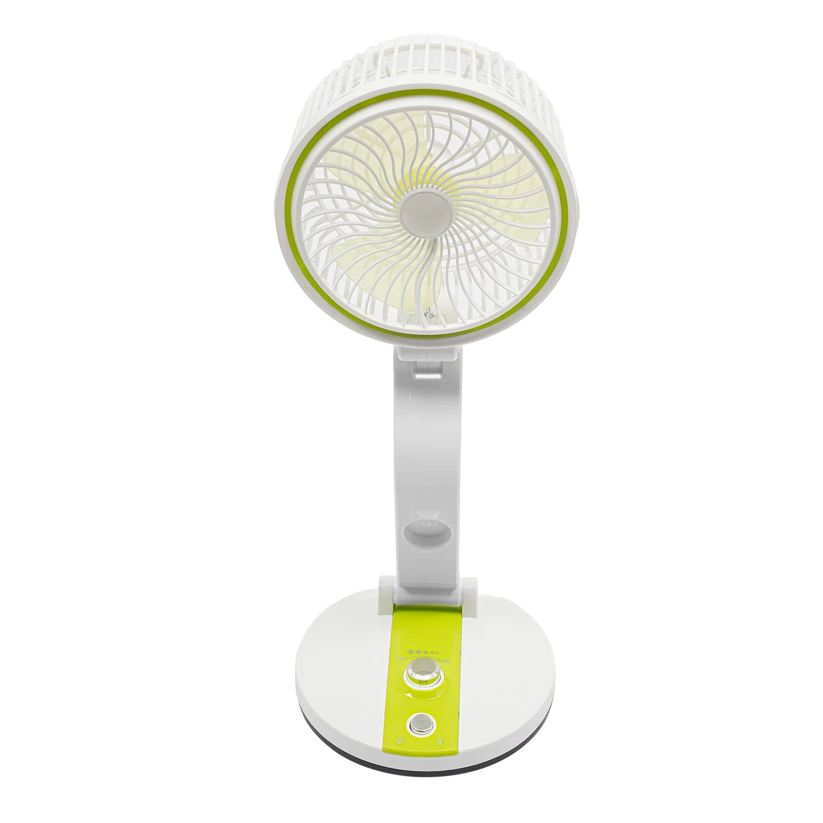 18’’ Portable Solar Power Fan Tabletop w/ LED Light USB Rechargeable Desk Fan - United States