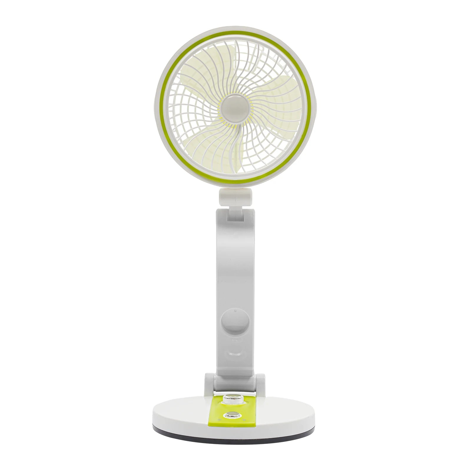18’’ Portable Solar Power Fan Tabletop w/ LED Light USB Rechargeable Desk Fan - United States