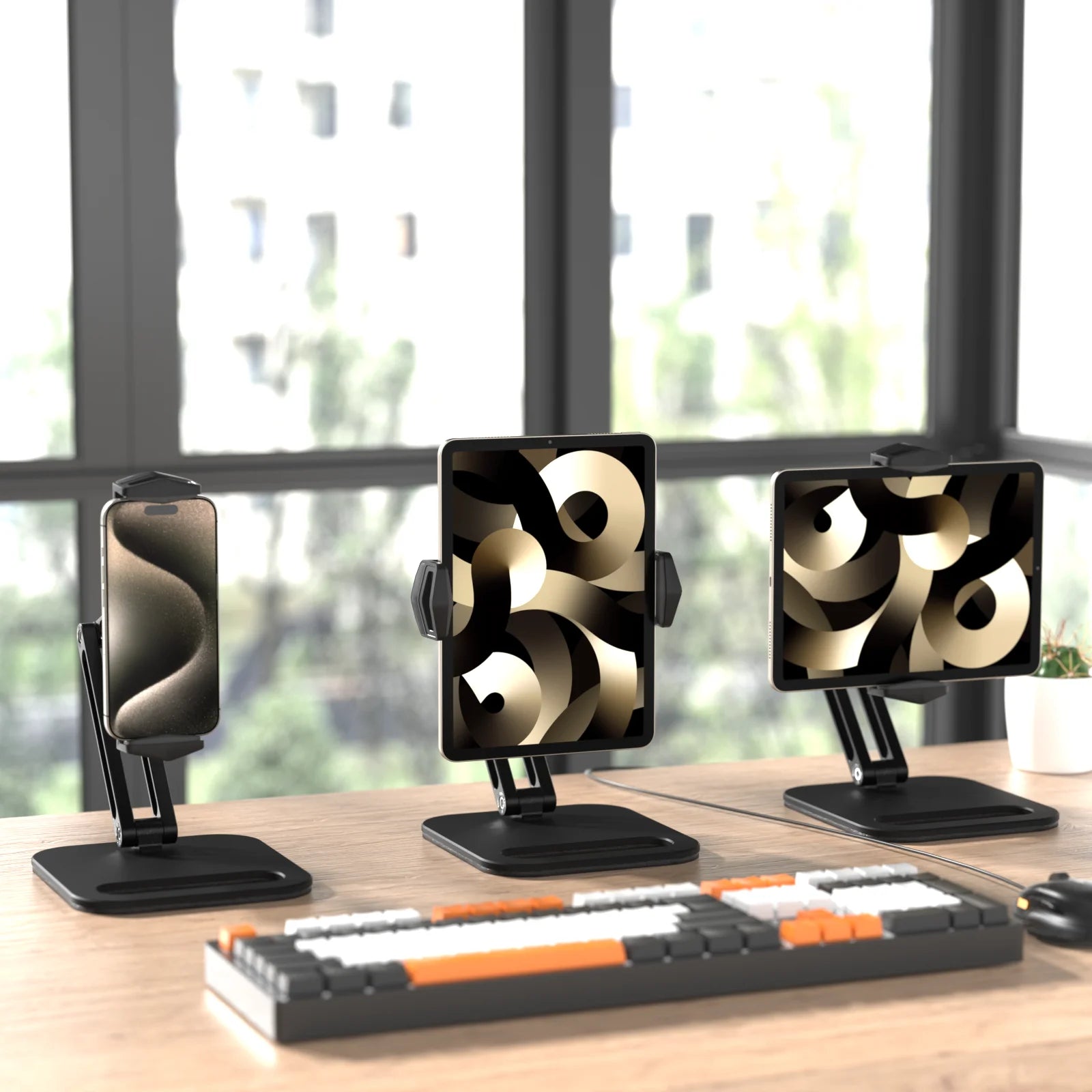 Artpowers VESA Monitor Desk Mount Single Monitor Stands Freestanding fits 13’’ to 18’’ Computer Screen with Height