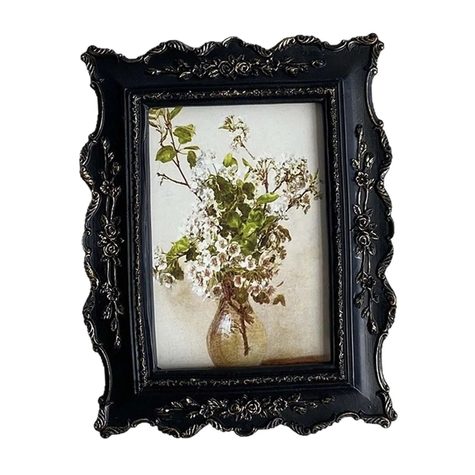 Picture Frame Elegant Craft Photo Display Home Decor Ornate Vintage Design for Office Graduation Wedding Living Room