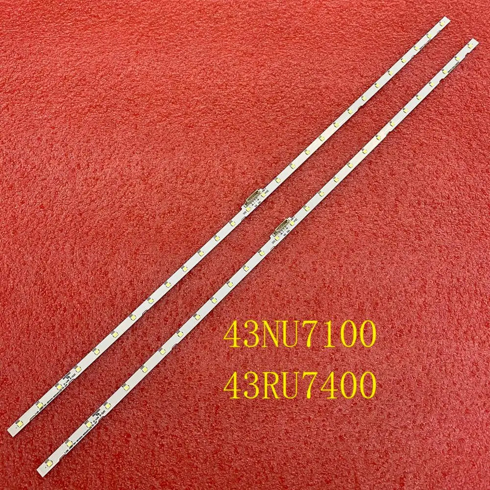 LED backlight strip for Samsung 43NU7100 UN43NU7100G UN43NU7100 UE43NU7100 UE43NU7120 UE43NU7170 UN43RU7400 BN61-15482A