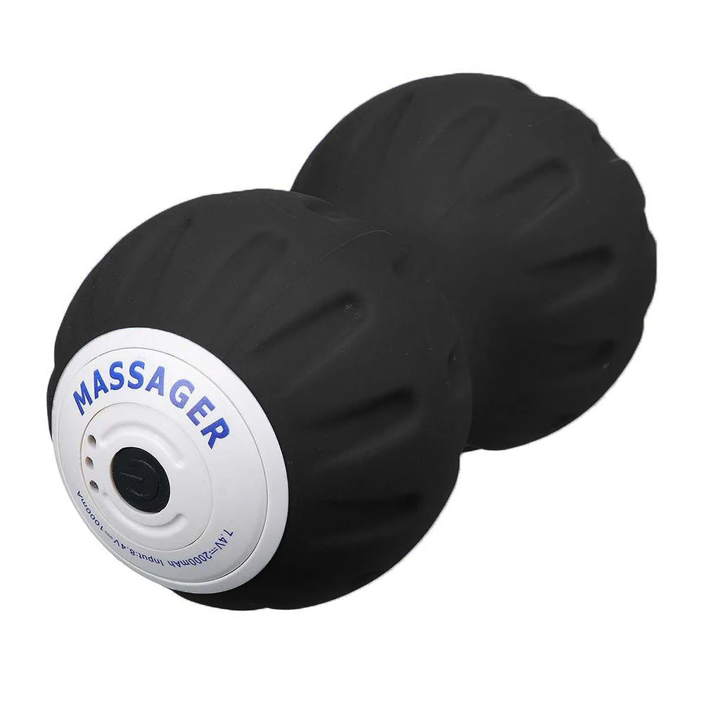 Electric Massage Ball Vibration Yoga Peanut Ball Fitness Training Solid Fascia Ball Foot Massage Muscle Relaxer