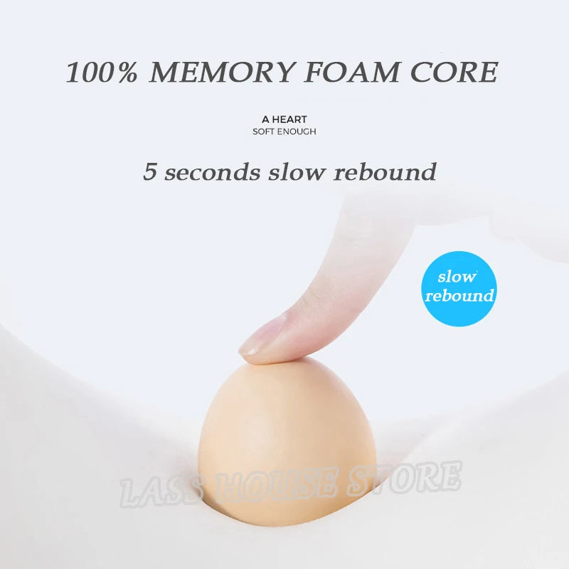 Orthopedics Hemorrhoids Seat Cushion Memory Foam Car Rebound Cushion Office Chair Lumbar Support Pain Relief Breathable