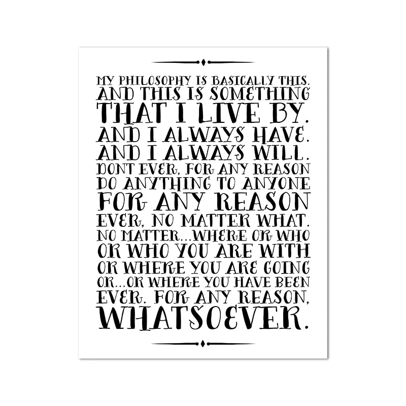 The Office TV Show Art Canvas Poster Painting Michael Scott Quotes Wall Picture Print Office Home Minimalist Decoration