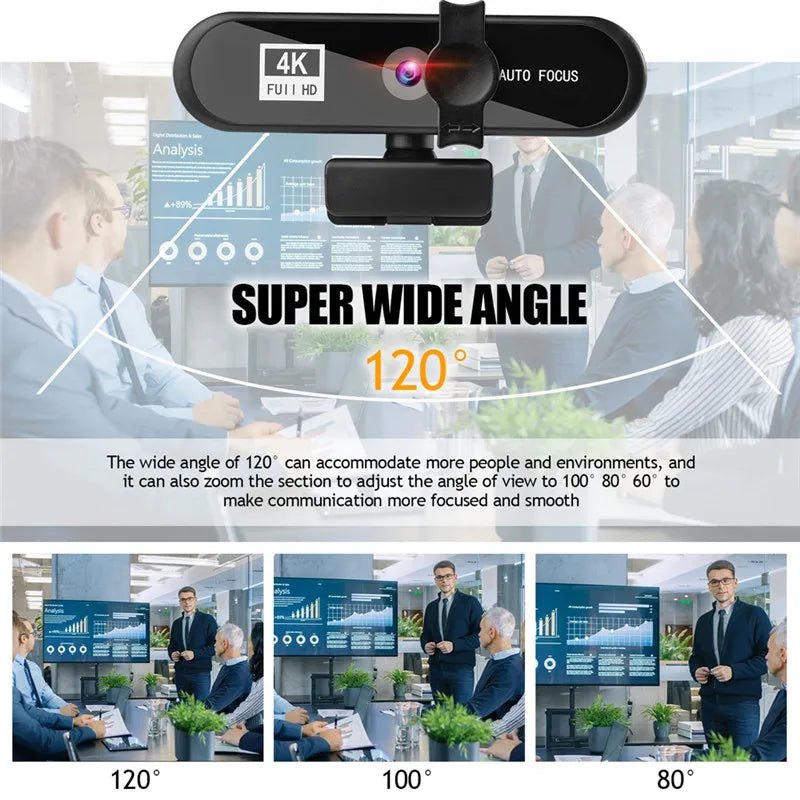 8K 4K Webcam Sailvde Conferentie Pc Webcam With Gift Tripod Autofocus Usb Web Camera Laptop Mini Camera 1080P