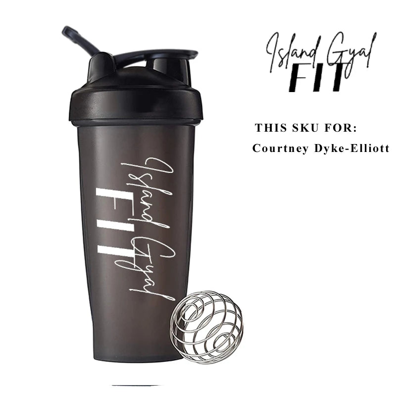 Dropshipping Resistance Bands Shaker Cup Personalized Custom Logo Protein Sport Plastic Cup Shaker Bottle - Shaker Cup