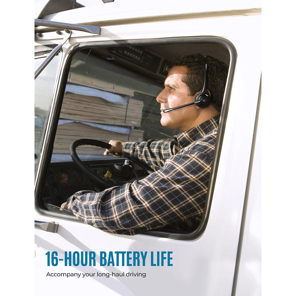 1/2 pack Mpow Pro Office Wireless Bluetooth V5.0 headphone With Microphone 13H Talking Time For Driver Call Center