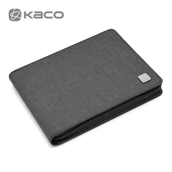 KACO KacoGreen ALIO Pen Storage Bag For 10 20 pens zipper warterproof pen storage bag Black Sign Pen Case Holder Pouch