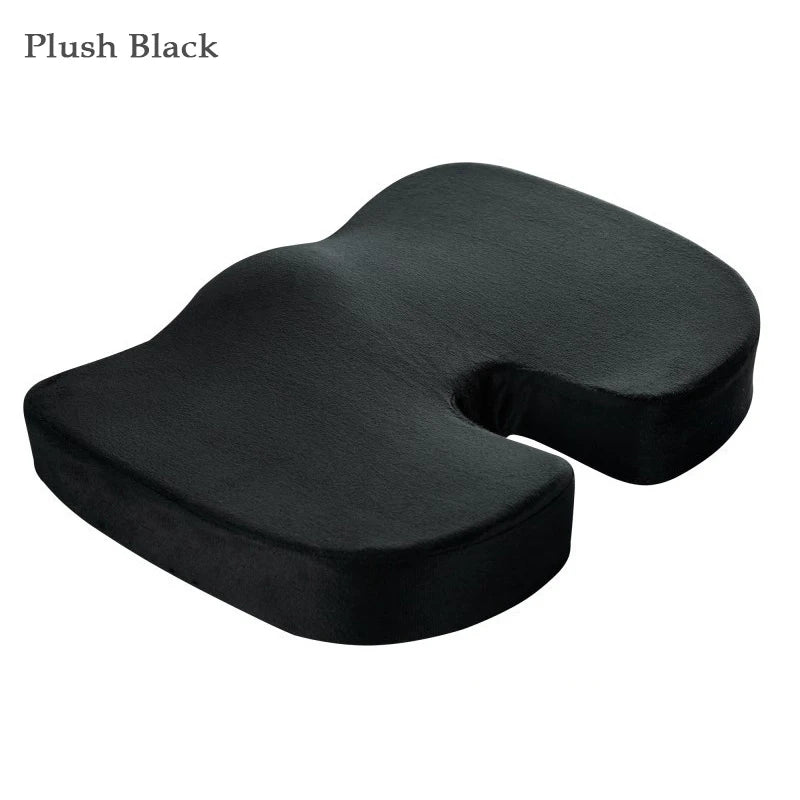 Orthopedics Hemorrhoids Seat Cushion Memory Foam Car Rebound Cushion Office Chair Lumbar Support Pain Relief Breathable
