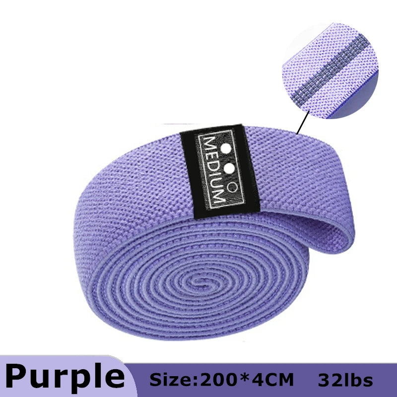 1Pcs Long Resistance Stretch Bands Exercise Fitness Loop Band Set for Leg Thigh Hip Squat Booty Full Body At Gym Home