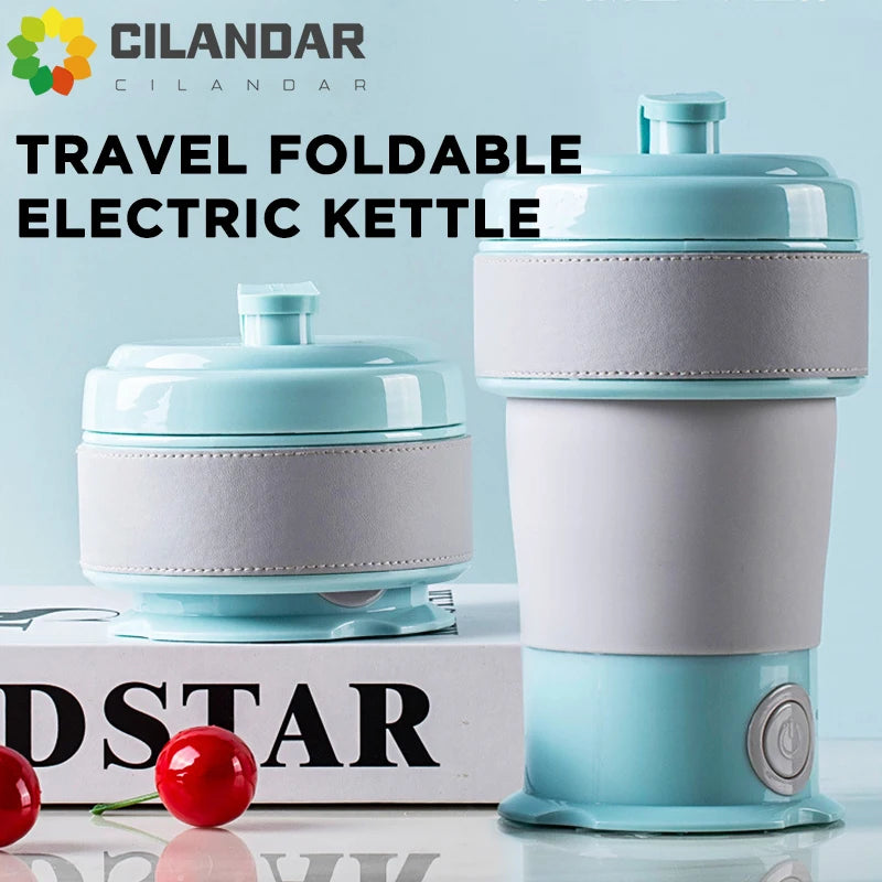 Portable kettle foldable electric kettle travel hot water boiling water household 304 small electric heating automatic