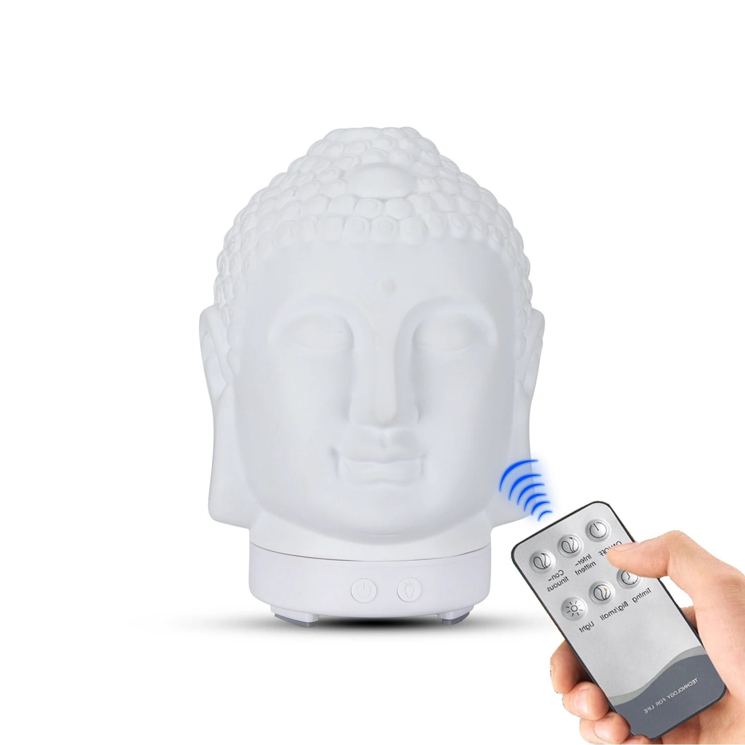 100ml Essential Oil Diffuser Buddha head Humidifier With Night Lamp Aromatherapy Mist Foger Maker Essential Oil Diffuse