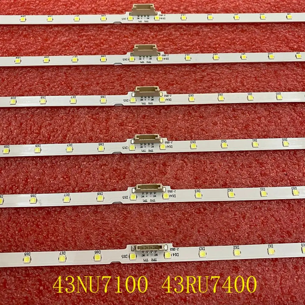 LED backlight strip for Samsung 43NU7100 UN43NU7100G UN43NU7100 UE43NU7100 UE43NU7120 UE43NU7170 UN43RU7400 BN61-15482A