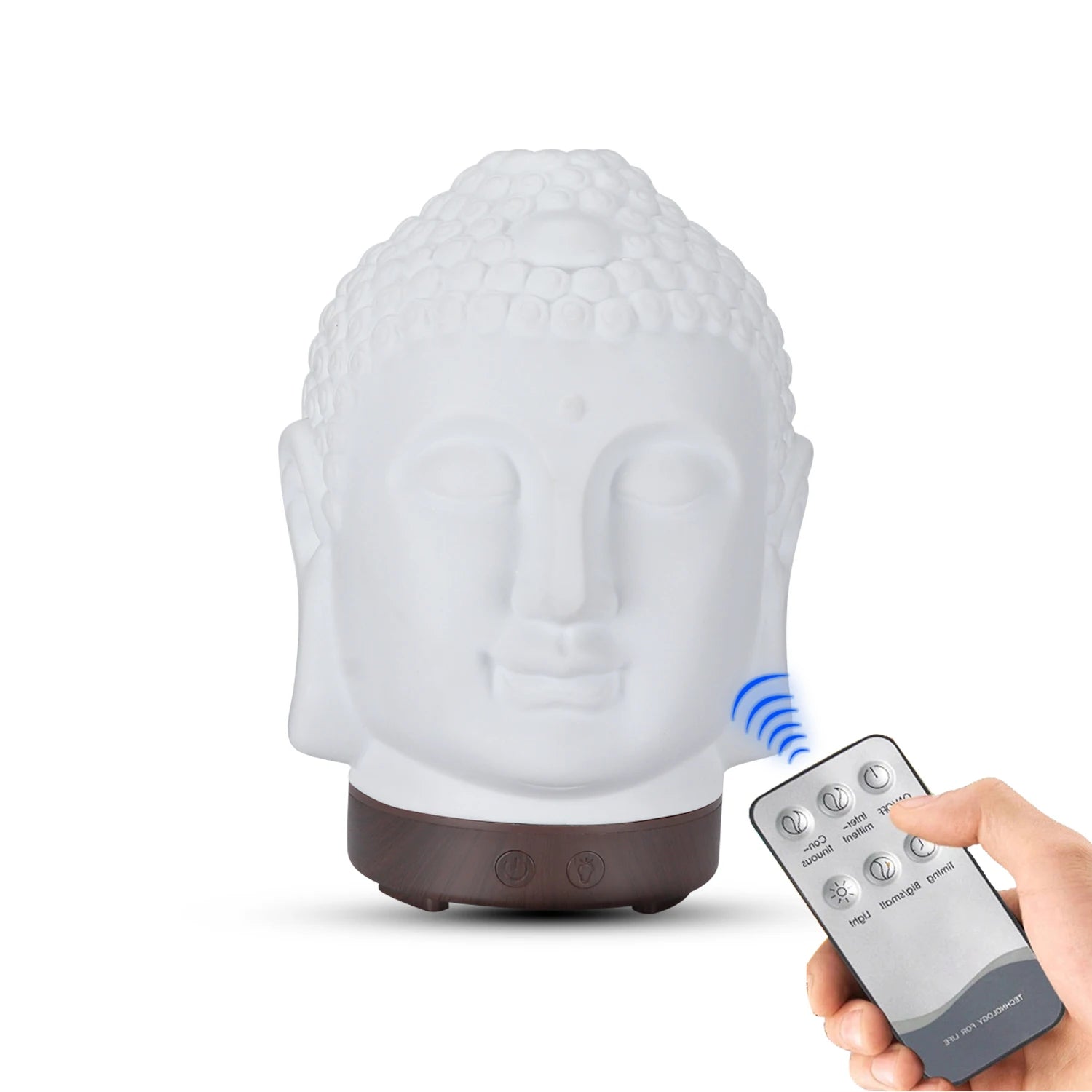 100ml Essential Oil Diffuser Buddha head Humidifier With Night Lamp Aromatherapy Mist Foger Maker Essential Oil Diffuse