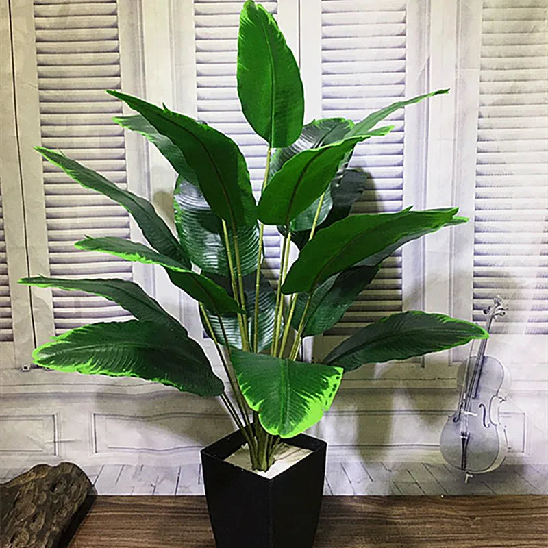 70-85CM Artificial Large Rare Palm Tree Banana Tree Green Simulated Plants Garden Hotel Office Home Decoration