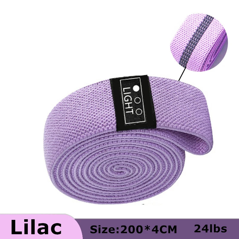 1Pcs Long Resistance Stretch Bands Exercise Fitness Loop Band Set for Leg Thigh Hip Squat Booty Full Body At Gym Home