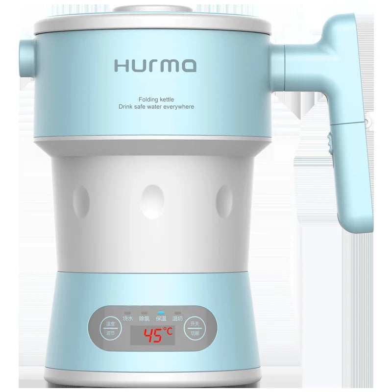 2025 New Xinmei Portable Electric Kettle Kitchen Appliances Electric Kettle Boil Water Home Travel Foldable 800ML