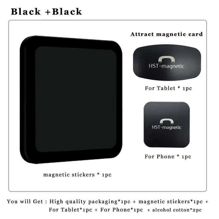 Wall Mount Tablet Magnetic Stand Magnet Adsorption to pick-and-place For iPad Air Mini For phone For Kindle PW - Black