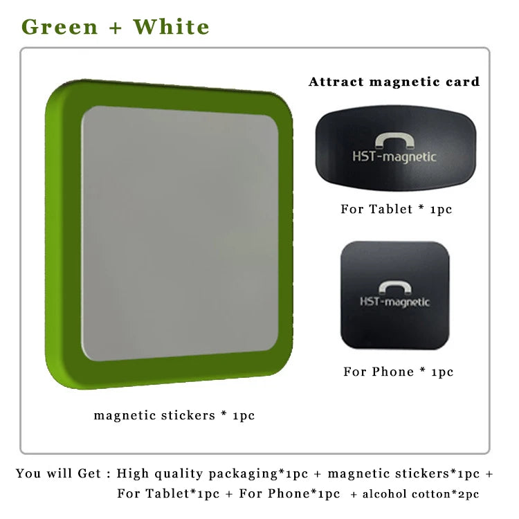 Wall Mount Tablet Magnetic Stand Magnet Adsorption to pick-and-place For iPad Air Mini For phone For Kindle PW - Green