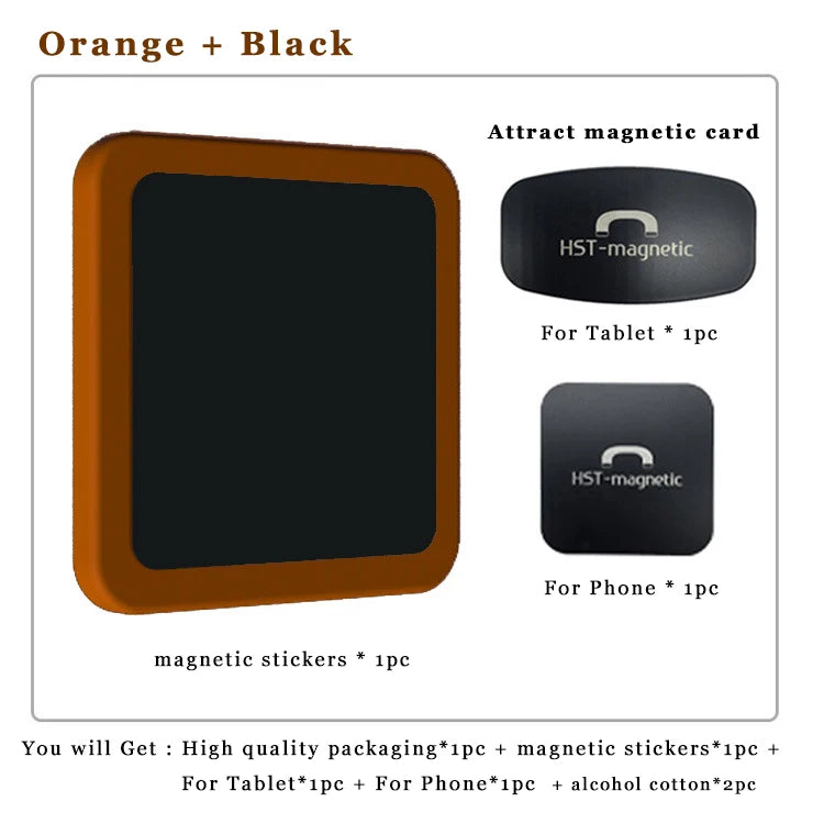 Wall Mount Tablet Magnetic Stand Magnet Adsorption to pick-and-place For iPad Air Mini For phone For Kindle PW - Orange