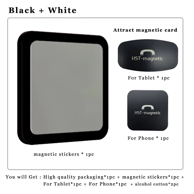 Wall Mount Tablet Magnetic Stand Magnet Adsorption to pick-and-place For iPad Air Mini For phone For Kindle PW - Black