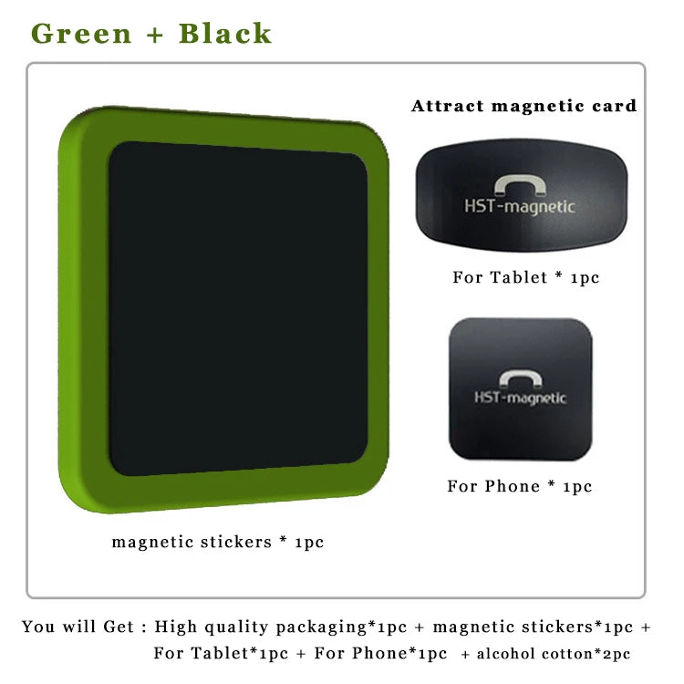 Wall Mount Tablet Magnetic Stand Magnet Adsorption to pick-and-place For iPad Air Mini For phone For Kindle PW - Green