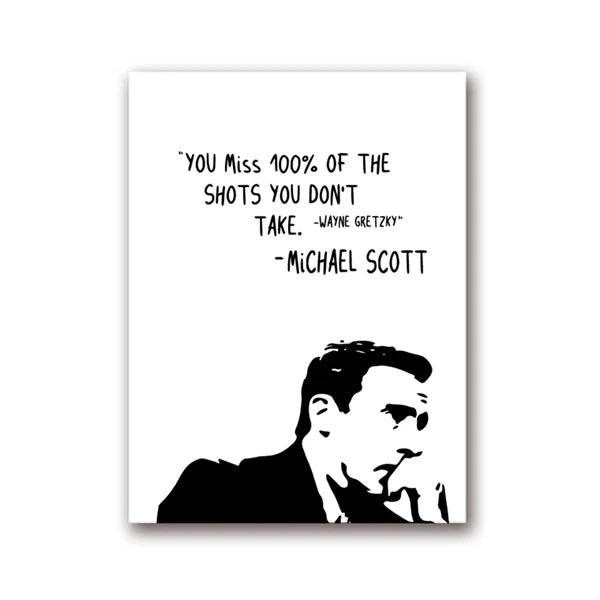 The Office TV Show Art Canvas Poster Painting Michael Scott Quotes Wall Picture Print Office Home Minimalist Decoration
