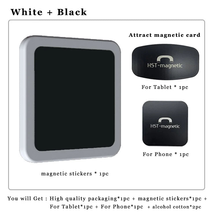 Wall Mount Tablet Magnetic Stand Magnet Adsorption to pick-and-place For iPad Air Mini For phone For Kindle PW - White