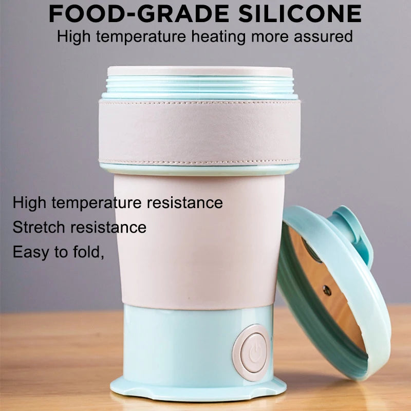 Portable kettle foldable electric kettle travel hot water boiling water household 304 small electric heating automatic