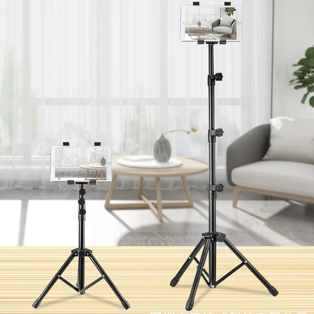 New Adjustable Tablet Tripod Floor Stand Universal Tablet Holder Mount Tablet Support Bracket for 7-11 inch Tablets Pad