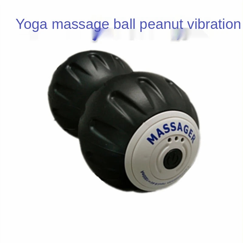 Electric Massage Ball Vibration Yoga Peanut Ball Fitness Training Solid Fascia Ball Foot Massage Muscle Relaxer