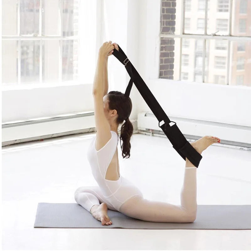 Adjustable Yoga Straps Belt Stretcher Legs Ballet DanceTraining Band Toned Tights Arms Stretch Muscles Relax Split Leap