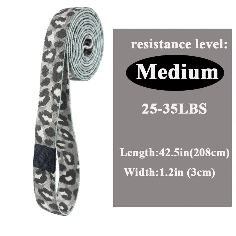 MKAS Fitness Long Resistance Bands Workout Fabric Set Exercise Elastic Booty Bands For Pull Up Woman Assist 3-Piece Leg