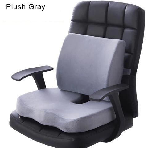 Orthopedics Hemorrhoids Seat Cushion Memory Foam Car Rebound Cushion Office Chair Lumbar Support Pain Relief Breathable