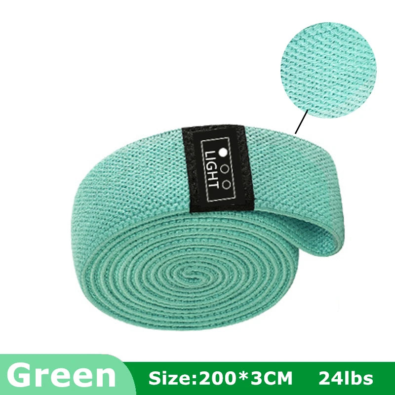 1Pcs Long Resistance Stretch Bands Exercise Fitness Loop Band Set for Leg Thigh Hip Squat Booty Full Body At Gym Home