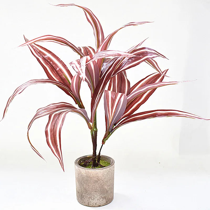 30-38CM Artificial Desktop Plants Green Plastic Lily Bamboo Simulation Gladiolus Hotel Display Christmas Home Decor