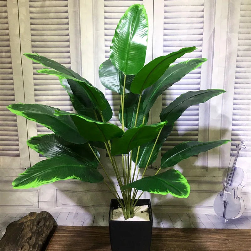 70-85CM Artificial Large Rare Palm Tree Banana Tree Green Simulated Plants Garden Hotel Office Home Decoration