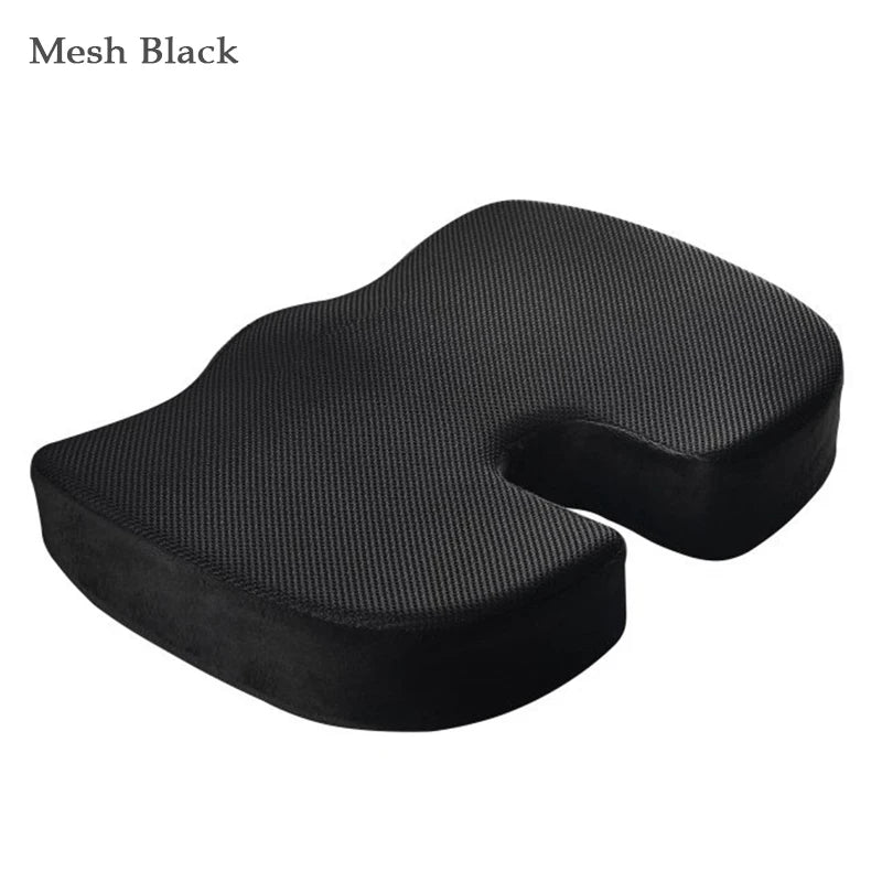 Orthopedics Hemorrhoids Seat Cushion Memory Foam Car Rebound Cushion Office Chair Lumbar Support Pain Relief Breathable