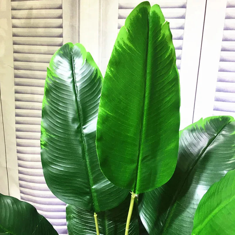 70-85CM Artificial Large Rare Palm Tree Banana Tree Green Simulated Plants Garden Hotel Office Home Decoration
